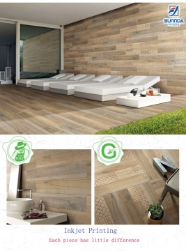 High quality Wooden Look Porcelain Tile, Tile That Looks Like Wood Flooring,Herringbone Dark Oak Wood Effect Tiles