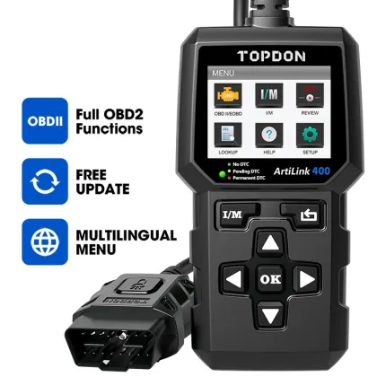 TOPDON Artilink400 AL400 - Free Shipping OBDDiagnostic Tool