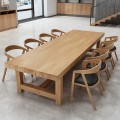 Table de conférence à plusieurs personnes en bois