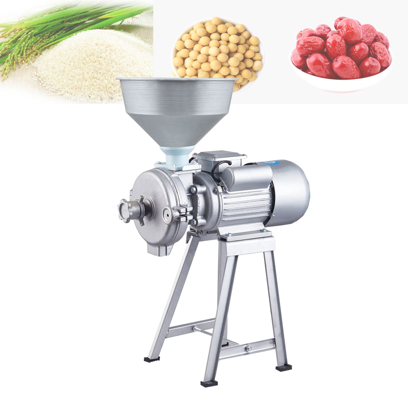 Peanut Butter Machine Wet And Dry Refiner Commercial Grain Bean Mill, Used For Tofu Sesame Paste Chili Sauce Corn Fiour Etc.