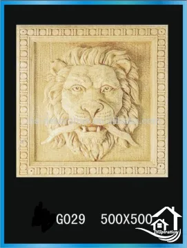 Sandstone brass relief