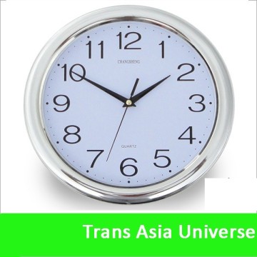 Hot Selling Custom Logo wall clock stainless steel oem