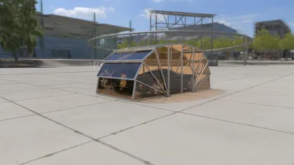 Sunsail-box Solar Energy Folding Car Garage
