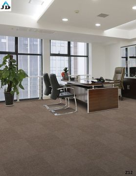 PP Bitumen Backed Fireproof Carpet Tiles 50x50 for Commercial Offices