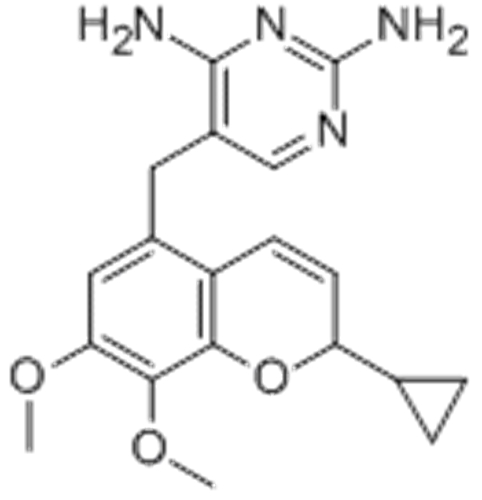 Name: 2,4-Pyrimidinediamine,5-[(2-cyclopropyl-7,8-dimethoxy-2H-1-benzopyran-5-yl)methyl]- CAS 192314-93-5