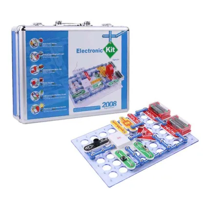 STEM Educational Toy: Electronics Exploration Kit with Over 2008 Projects for Kids 8+