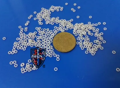 alumina ceramic machinery flange plate parts industrial