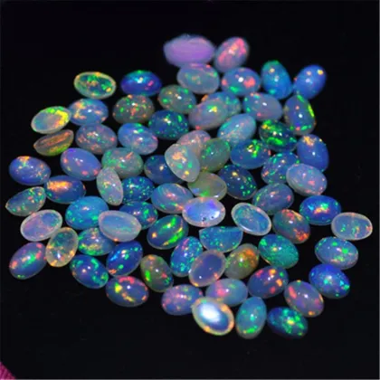 High Quality Natural Ethiopian Opal Bulk Fire Opal Gemstone