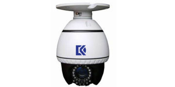 High Speed Cctv Surveillance Camera Mini , 360 View Rotating Dc 12v