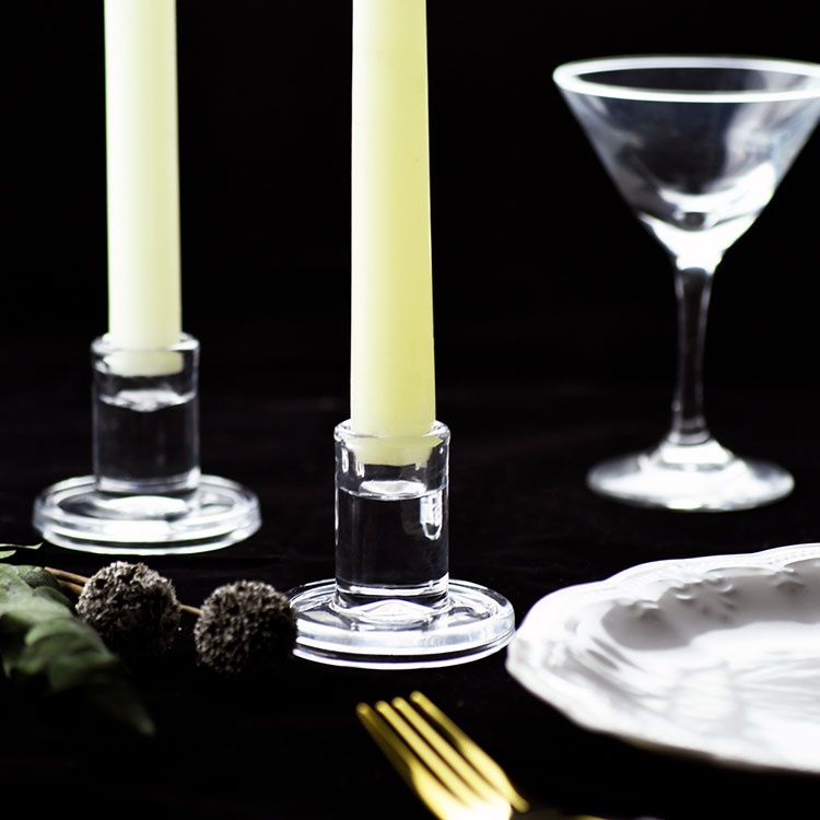 Luxury Crystal Glass Candle Holders