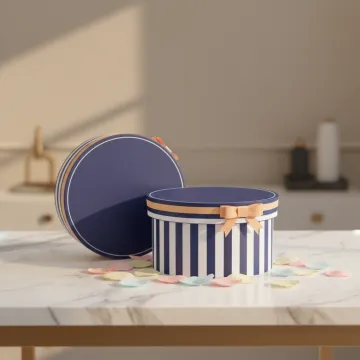 Handmade Paper Gift Box with Custom Design