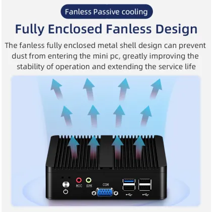 Fanless Mini PC J1800 Industrial Mini Desktop Computer