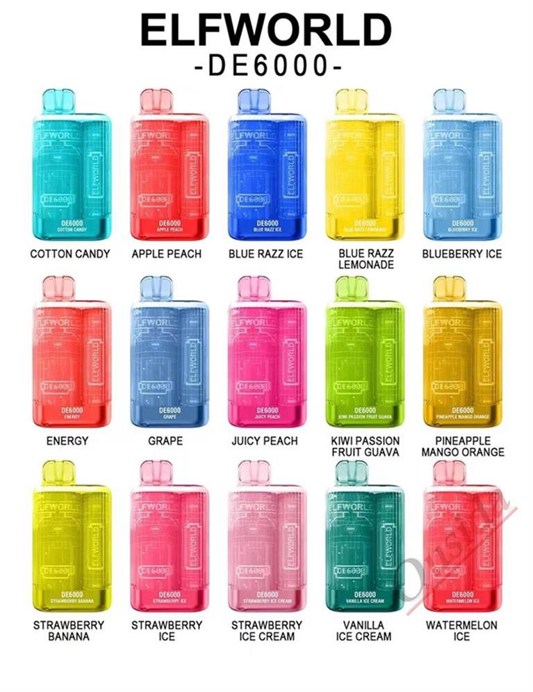 Wholesale Elfworld DE6000 Disposable Vape Mod