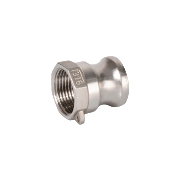 SS316 or SS304 Stainless Steel Flexible Pipe Quick Connectors - Camlock Coupling A Type