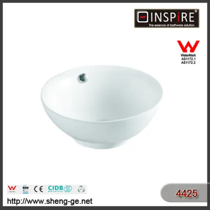 4425 Rond shape hot selling chaozhou ceramic wash hand cera hand wash basin price
