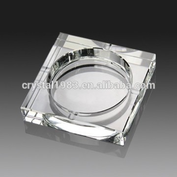 Wholesale k9 crystal glass crystal engraved factory large crystal ashtray
