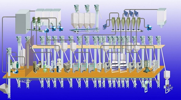 CE Certificate Daily Capacity 100tons Rice Milling Project