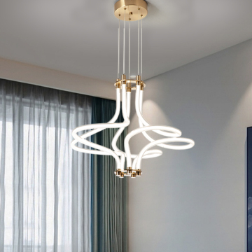 Modern LED Hanging Pendant Light for Living Room and Kitchen Island