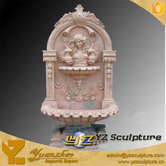 natural indoor Garden Stone Wall Fountain of Lady