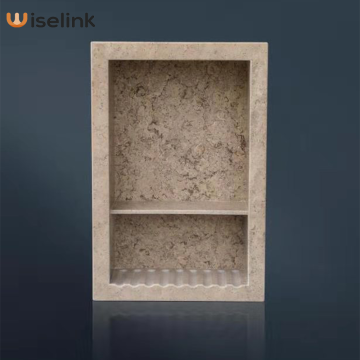 double layers shower niche in the bathroom