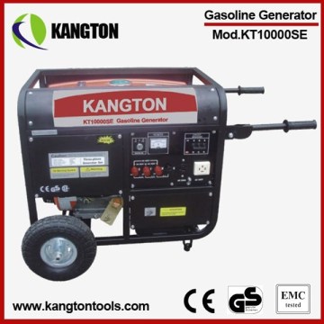7KW E-Start Gasoline Generator with Frame and Wheels
