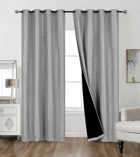 100% Blackout Curtains with Cold and Full Light Blocking and TUP Backing