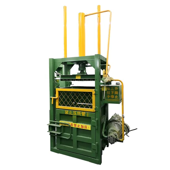 Cardboard Baler and Waste Paper Baler Hydraulic Press Machine for Plastic and Used Paper