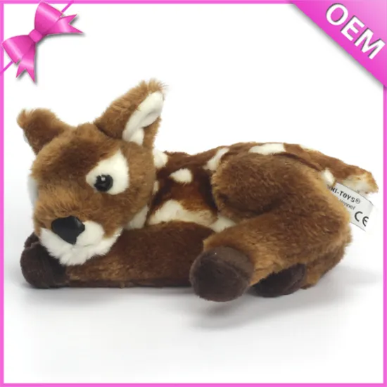 Factory Direct Sale Farm Animal Spotted Plush Stuffed Baby Deer Soft Toy