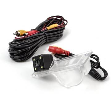 Wireless Reverse Camera For Skoda Rapid 2013 2014 2015 CCD Dynamic Track AHD Car Trunk Handle Parking Assistance Backup Camera