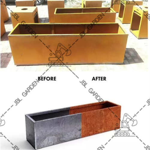 Corrugated Metal Roofing Planter Box