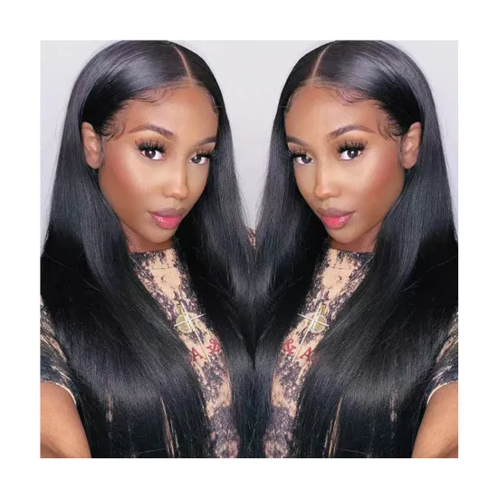 Best sellers Straight Human Hair Hd Full Lace Frontal Closure Wig Raw Brazilian Virgin Natural Hair Glueless Lace Front Wig