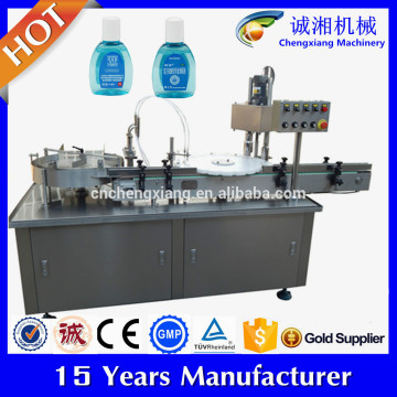2015 HOT auto small bottle filling capping labelling machine