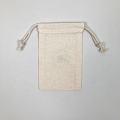Bolsa de joias de cordão de algodão personalizada