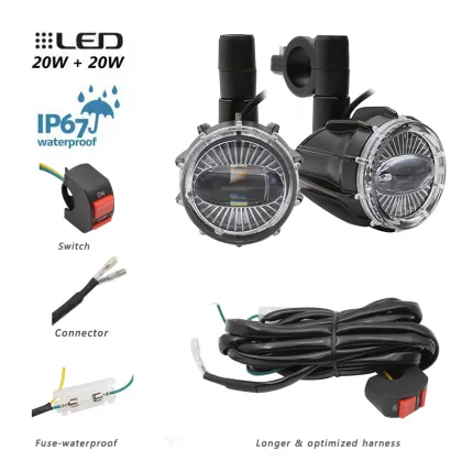 GIVI Auxiliary Light for BMW R1200GS ADV and F800 KTM Motorcycles
