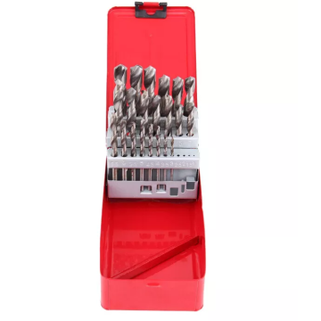 Good quality 25pcs Hss Twist Drill Bits Set For Metal Steel Stainless Drilling