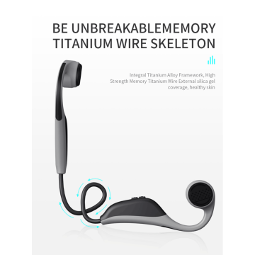 New foldable bluetooth bone conduction earphone wireless
