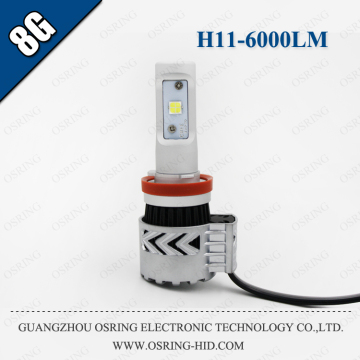 OSRING BEST QUALITY NEW DESIGN 6500K 6000LM SUPER BRIGHT G8 LED HEADLIGHT BULB H11