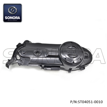 Vespa Primavera,Sprint50cc 3V 4T Left Crankcase Cover-Glossy black (P/N:ST04051-0010) Top Quality
