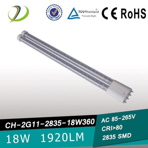 9w15w18w23w 2g11 led light tube