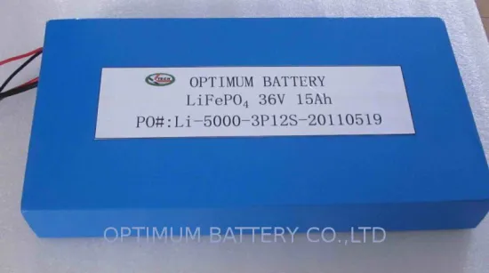 Small Size Soft Pvc Housing Electric Bike Lithium Battery 36v 15ah Lifepo4