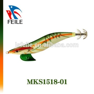 2015 Newest high-qualitiy squid jigs lures with colorful cloth