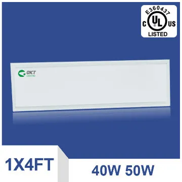 DLC UL cUL 1X4ft dimmable suspension led flat light fixtures