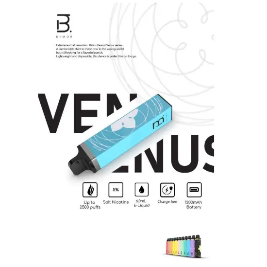 2500 Puff Disposable Electronic Cigarette 11 Flavors