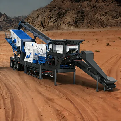 Four Combination Wheeled-Mounted Crushers for stone Crushing