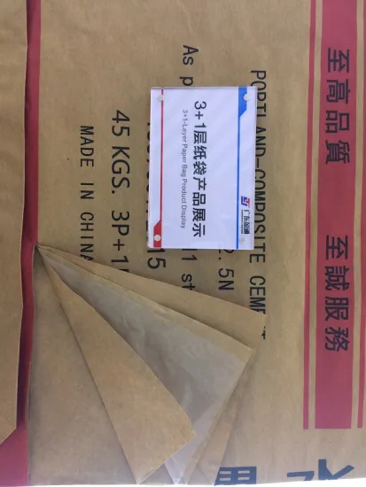 Building Material Plastic Liner Paper Cement Bag