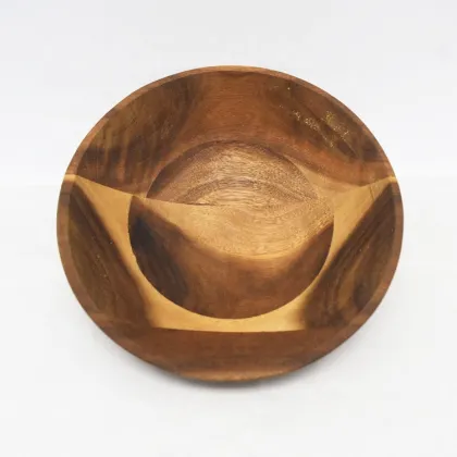 Acacia Wood Salad Bowls