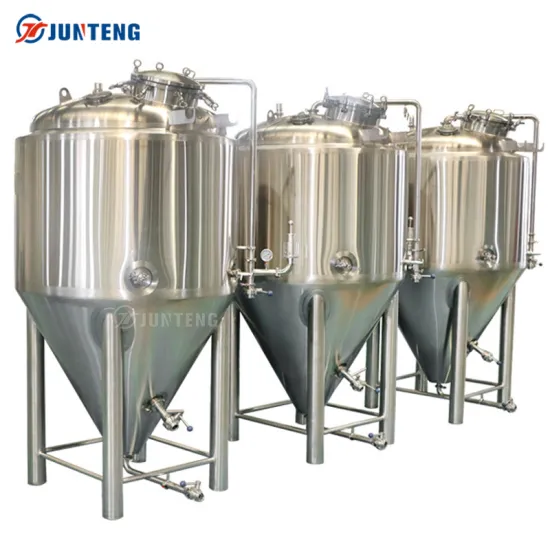 Complete Mini Automatic Wine, Beer, and Juice Production Line with Sanitary Stainless Steel Tanks