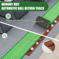 Alfombra de golf para entrenamiento en interiores con rampa