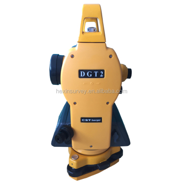 High Accuracy CST Berger DGT2 Theodolite with Laser Plumb Line (Accuracy at Least 2 Seconds) - Price
