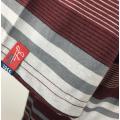 Striped Shirt Casual Herren -Polo -Hemd Plus Size